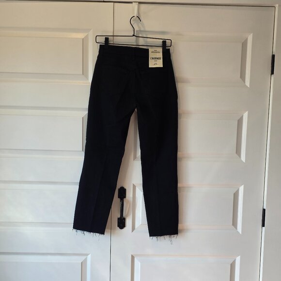 New: L'Agence Sada Slim-Leg Cropped Jean Size 25 - Picture 9 of 11